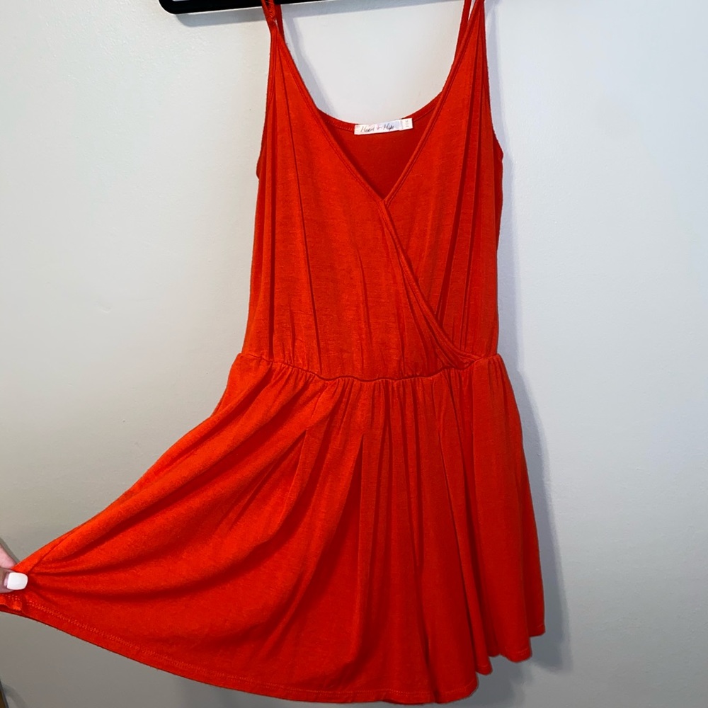 Orange lose fit Romper! - Picture 2 of 4